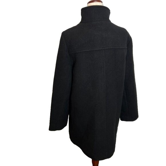 J. Crew Black Pea Coat - Picture 7 of 9